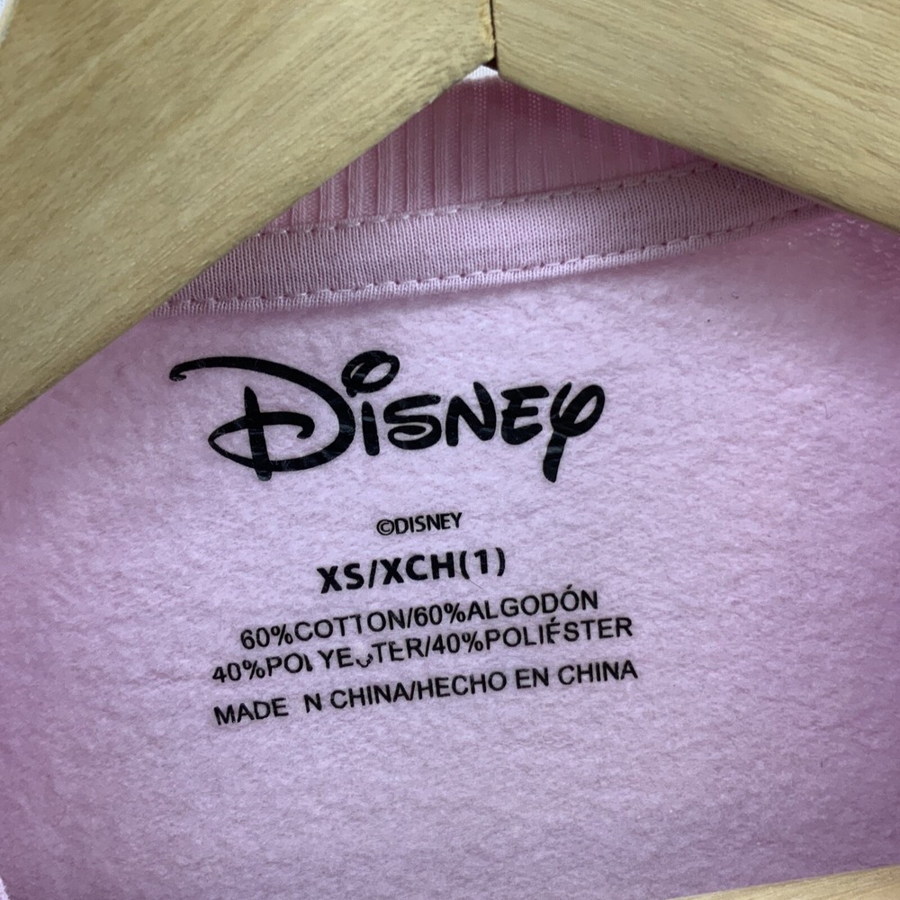Disney Sweatshirt Womens Sz XS Cinderella Princess Royalty Pink - Picture 4 of 9